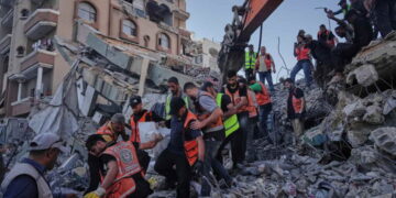 Building collapse in Gaza kills 21 as perilous conditions persist for Palestinians during truce