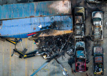 News Choppers Gathered in the Los Angeles Sky. Then One Fell to Earth.