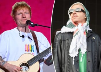 Ed Sheeran fans demand concert money back after Macklemore axed over ‘Free Palestine’ speech backlash