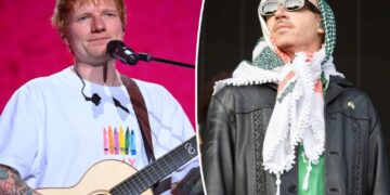 Ed Sheeran fans demand concert money back after Macklemore axed over ‘Free Palestine’ speech backlash