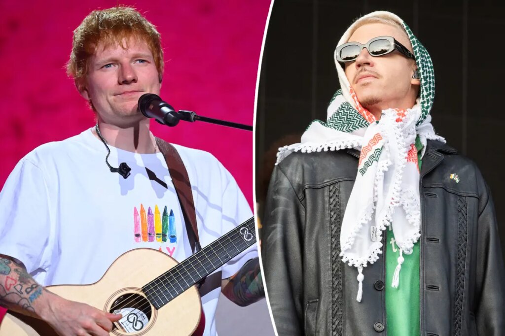 Ed Sheeran fans demand concert money back after Macklemore axed over ‘Free Palestine’ speech backlash
