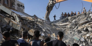 At Least 21 Dead in Gaza After Building Collapse, Officials Say