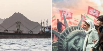 Iran strikes US-contracted ship with American personnel on board: report