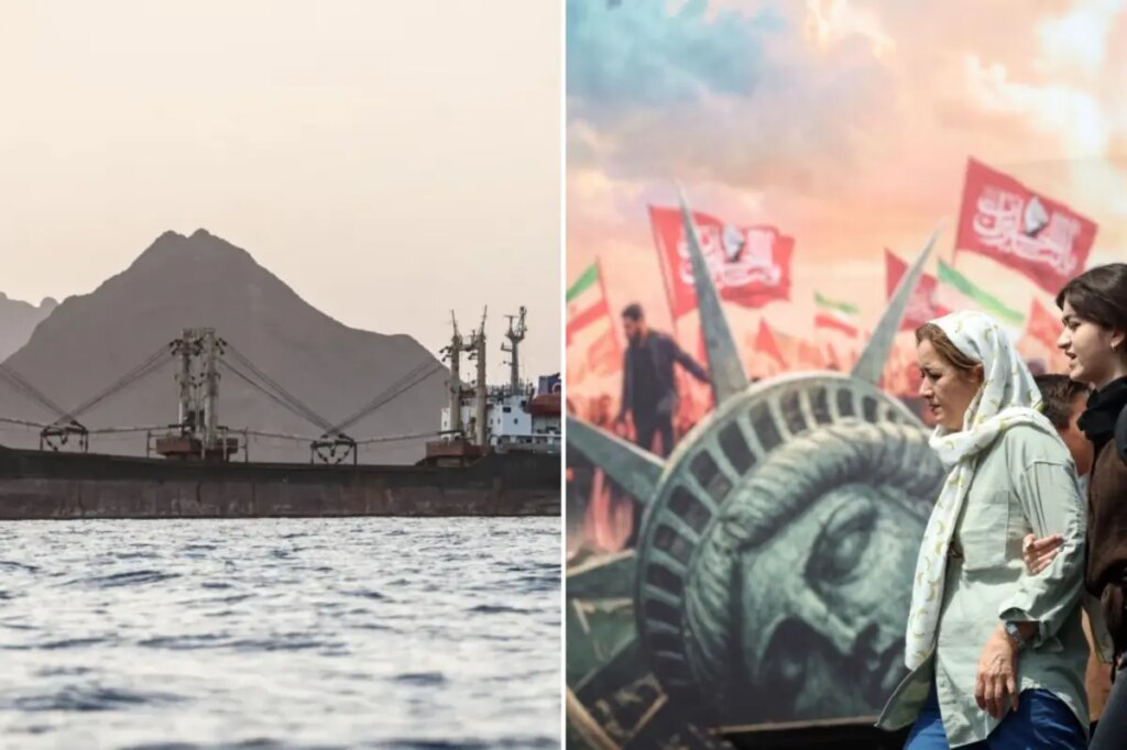 Iran strikes US-contracted ship with American personnel on board: report