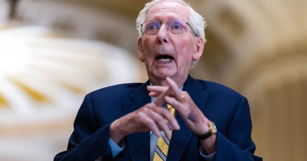 Mitch McConnell Looks Pretty Scary Now That He’s Back, and Doctors Are Worried He Could Drop Dead