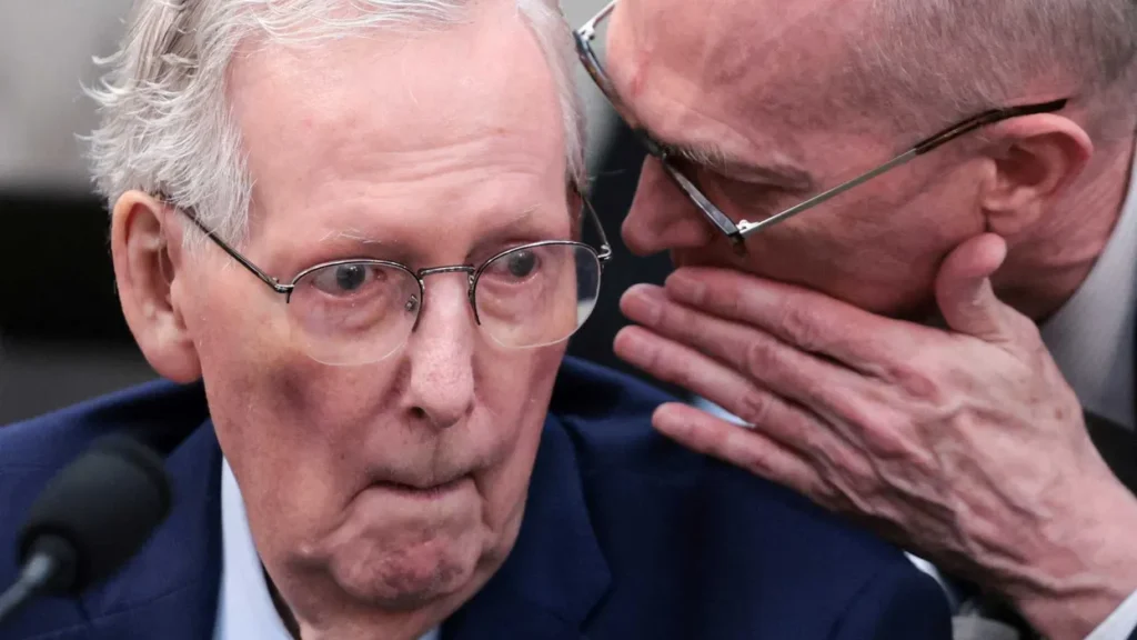 Shock as Mitch McConnell changes vote after GOP colleague’s whispers: ‘So ridiculous’