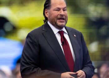 Salesforce’s Marc Benioff to AI industry: Regulate yourselves or get sued