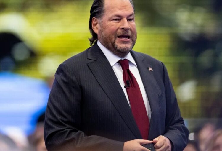 Salesforce’s Marc Benioff to AI industry: Regulate yourselves or get sued