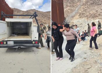 Border Patrol agents make shocking discovery as dozens of illegal migrants stuffed in back of truck in California desert