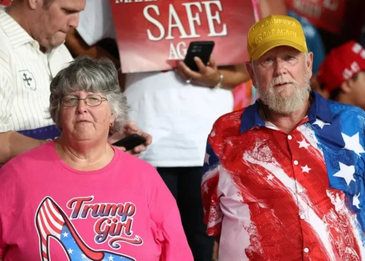 ‘This is sick’: Outrage as Trump taunts rallygoers with hurricane relief