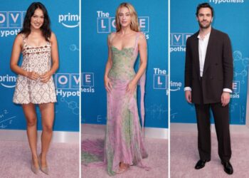 ‘The Love Hypothesis’ New York premiere red carpet: Lili Reinhart, Tom Bateman, and more
