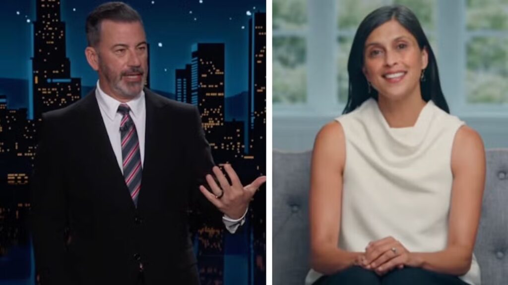 Jimmy Kimmel Edits Usha Vance’s Diaper Bank Ad to Mock Trump’s Age and Suggest Incontinence Issues