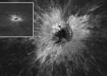 NASA spacecraft discovers huge new crater on the moon