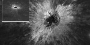 NASA spacecraft discovers huge new crater on the moon