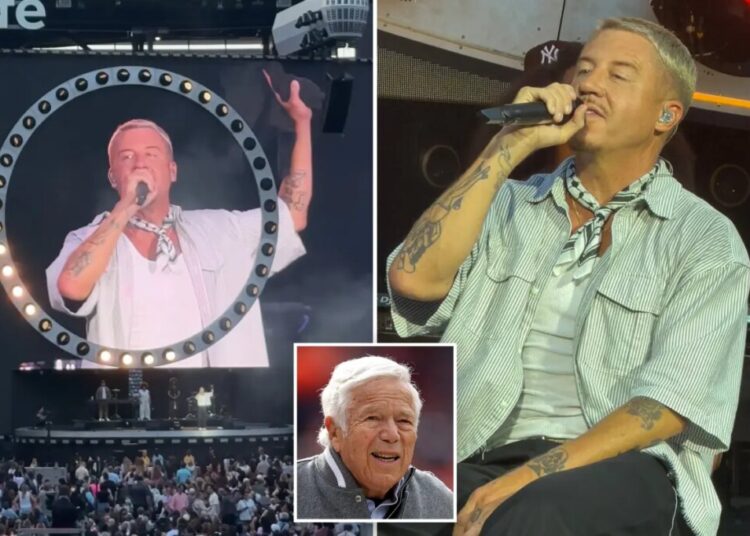Macklemore called for ‘Free Palestine’ at second MetLife Stadium show after NFL owners were allegedly assured he wouldn’t: report