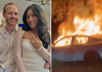 Bride-to-be, 28, among three killed in horrific fiery ejection crash in California