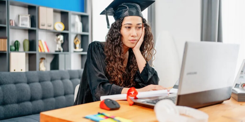 College grads shut out of AI-exposed majors since 2022 are ending up in retail and food service instead of the white-collar jobs they studied for