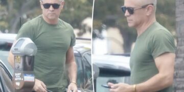 Colin Farrell shocks with newly shaved head in LA