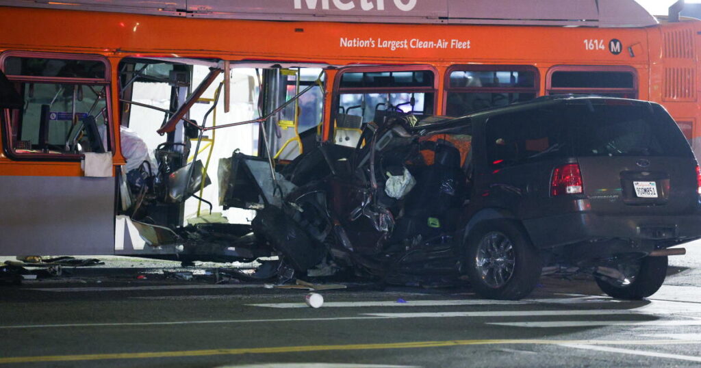 Woman who plowed her SUV into a Metro bus, killing 2, was high at the time, prosecutors say