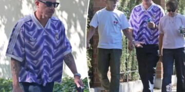 Macklemore goes on a walk with parents in Seattle in first sighting since Ed Sheeran concert debacle