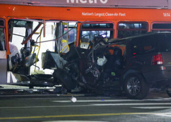 S.U.V. Driver Charged With Murder in Los Angeles Bus Crash