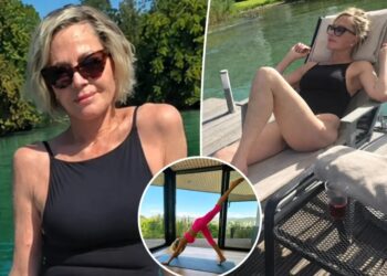 Melanie Griffith, 69, rocks black swimsuit and shows off impressive yoga pose during ‘health reset’