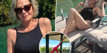 Melanie Griffith, 69, rocks black swimsuit and shows off impressive yoga pose during ‘health reset’