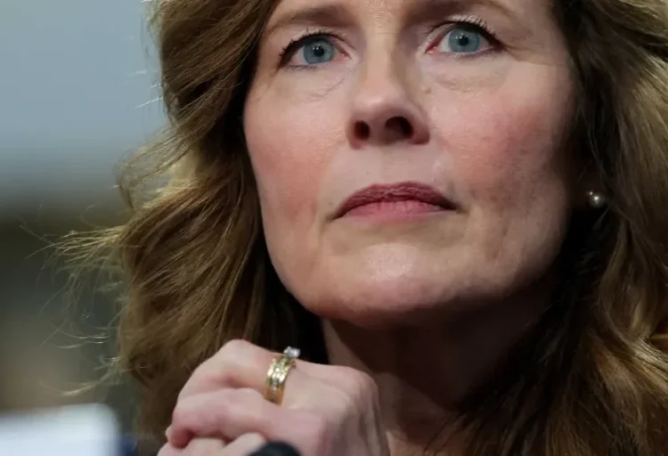 Amy Coney Barrett deflects question about Trump threatening justices
