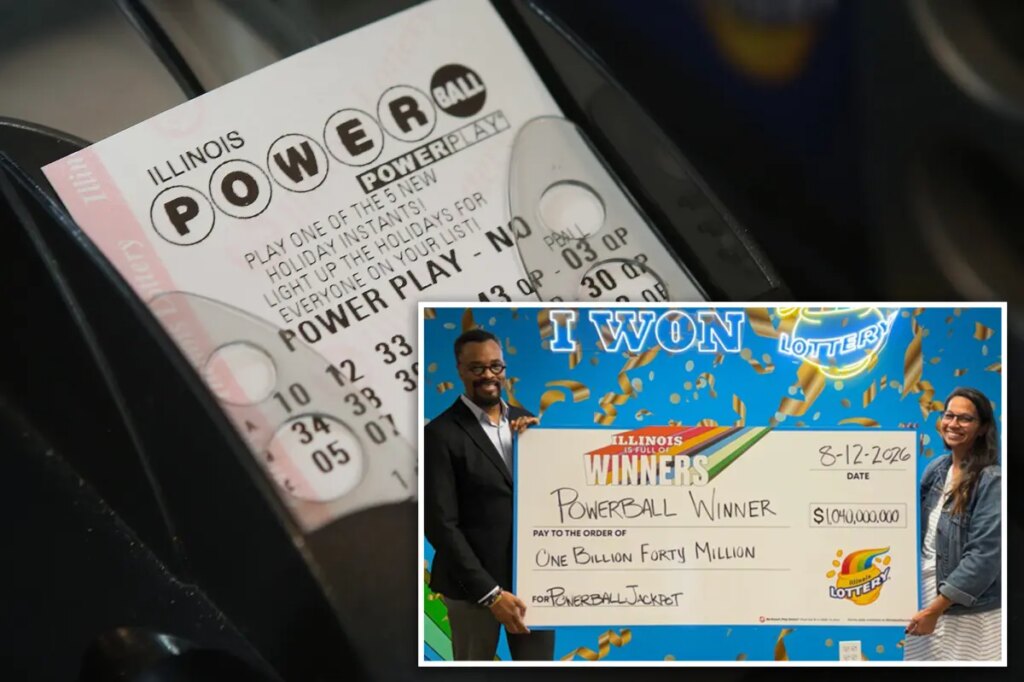 Mystery Illinois Powerball player claims historic $1.04B jackpot off $2 ticket