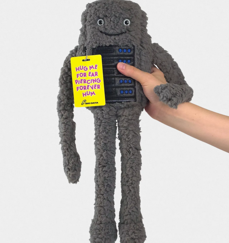 Adopt This Data Center Plushie and Hear Its Piercing Scream