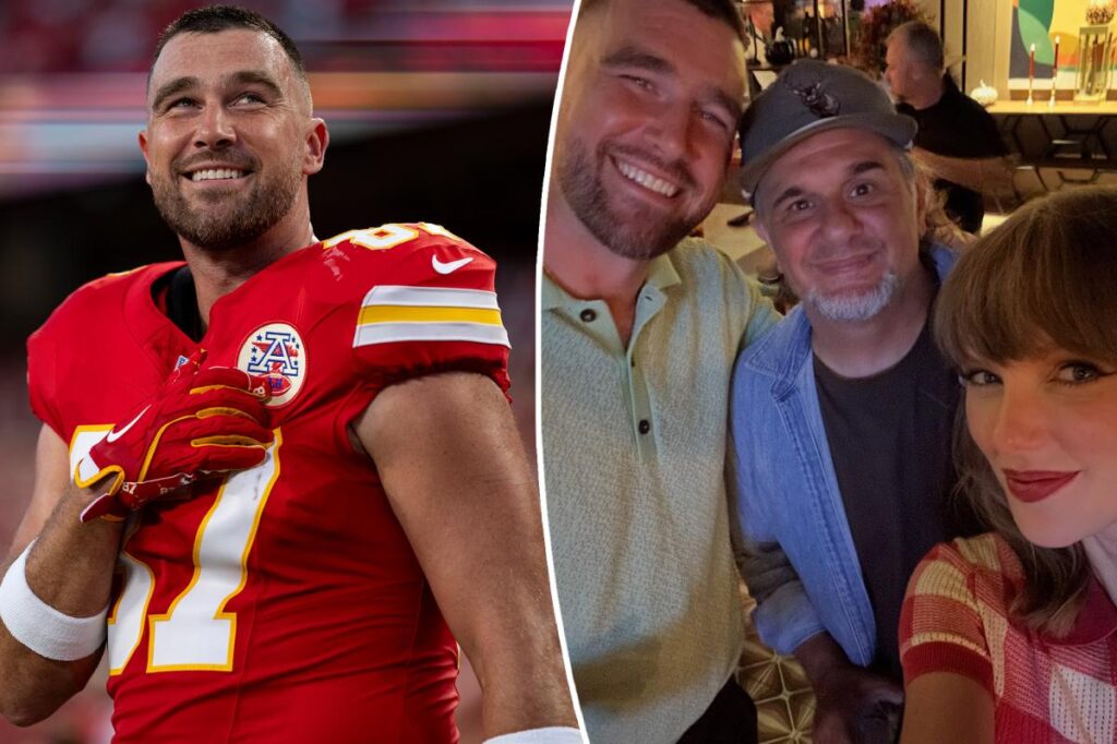 Newlyweds Taylor Swift and Travis Kelce snap sweet selfie after Chiefs win