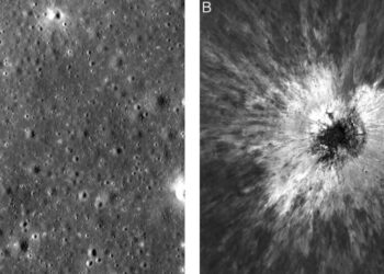 NASA spacecraft discovers a huge new crater on the moon
