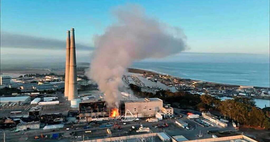 Another battery fire erupts at Moss Landing, where some units are still charged