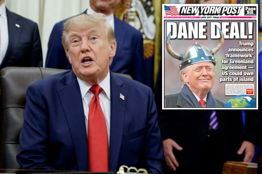 Trump announces Greenland deal with Denmark giving US ‘permanent control over security’