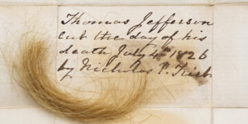 Two Centuries On, Smithsonian Connects Jefferson’s Hair to Hemings’s Children