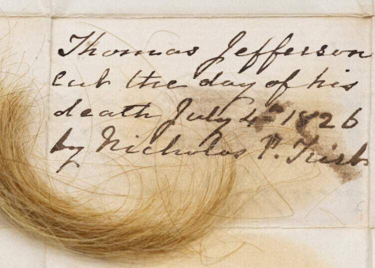 Two Centuries On, Smithsonian Connects Jefferson’s Hair to Hemings’s Children