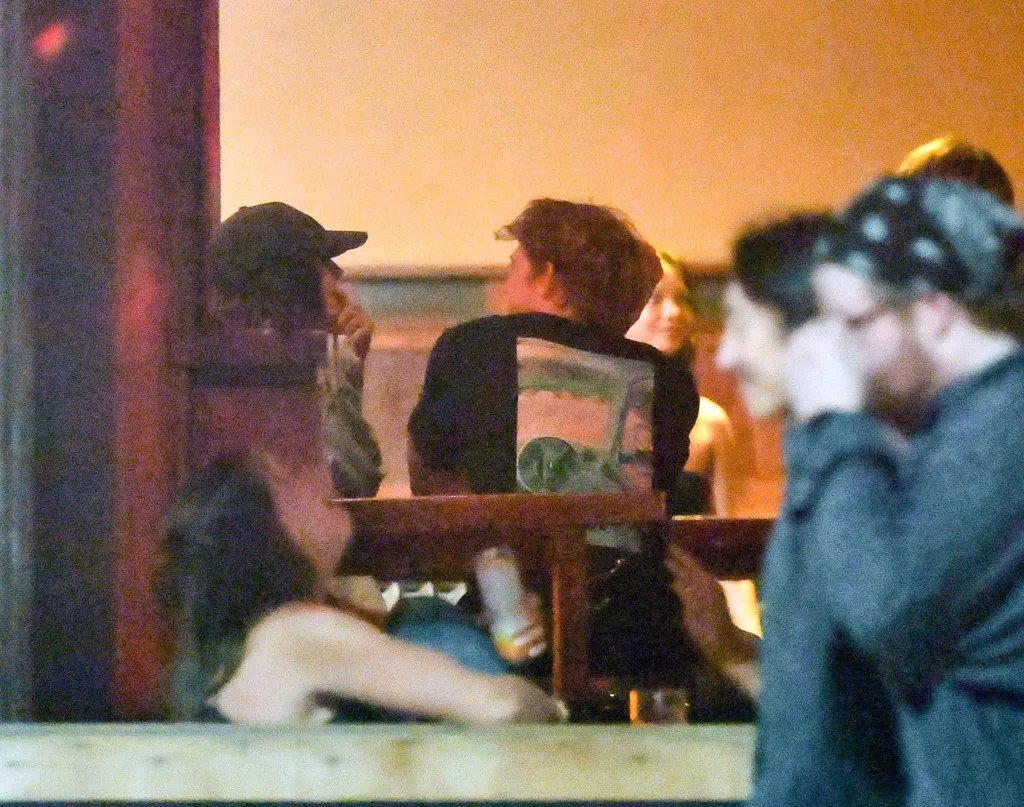 Joe Alwyn and Mary Beth Barone on a date night.