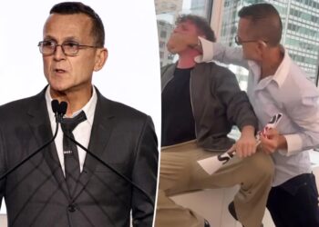 CFDA CEO Steven Kolb resigns after tackling protesters at NYFW show