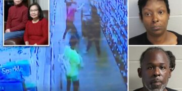 Walmart customer, 77, beaten to death by parents of teen employee after shopping cart dispute, widow says