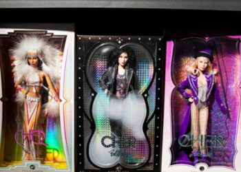 Some of Bob Mackie’s tiniest dresses, for 11.5-inch Barbie, made the biggest splash