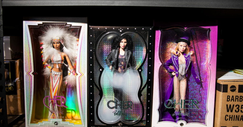 Some of Bob Mackie’s tiniest dresses, for 11.5-inch Barbie, made the biggest splash