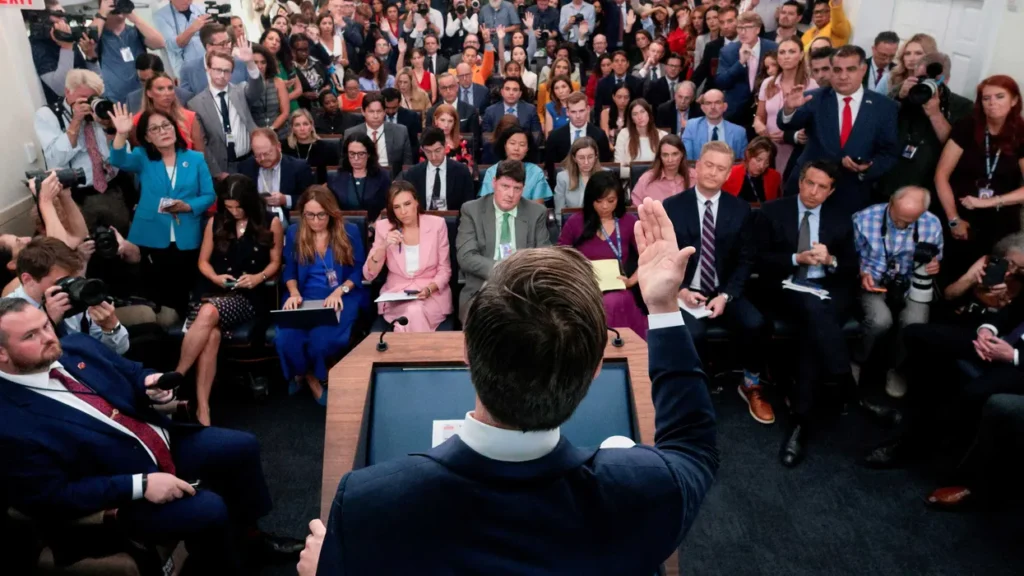 ‘Hang tough’: MS NOW vows war as White House slams door in reporter’s face