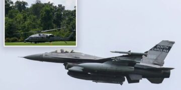 Fighter jet dramatically intercepts aircraft flying over Camp David’s restricted airspace — causing concern with Trump in town
