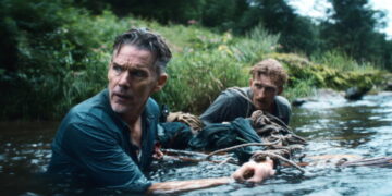 Ethan Hawke survives the wilderness and greed in 1970s throwback ‘The Weight’