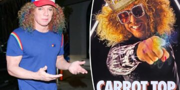 Carrot Top’s Las Vegas shows thrown into uncertainty as comedian remains hospitalized