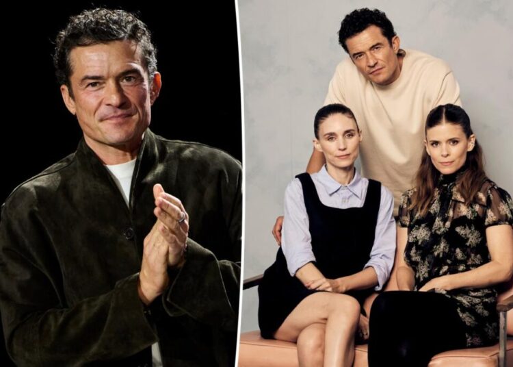 Orlando Bloom gets candid about intimate threesome scene with real-life sisters Rooney and Kate Mara