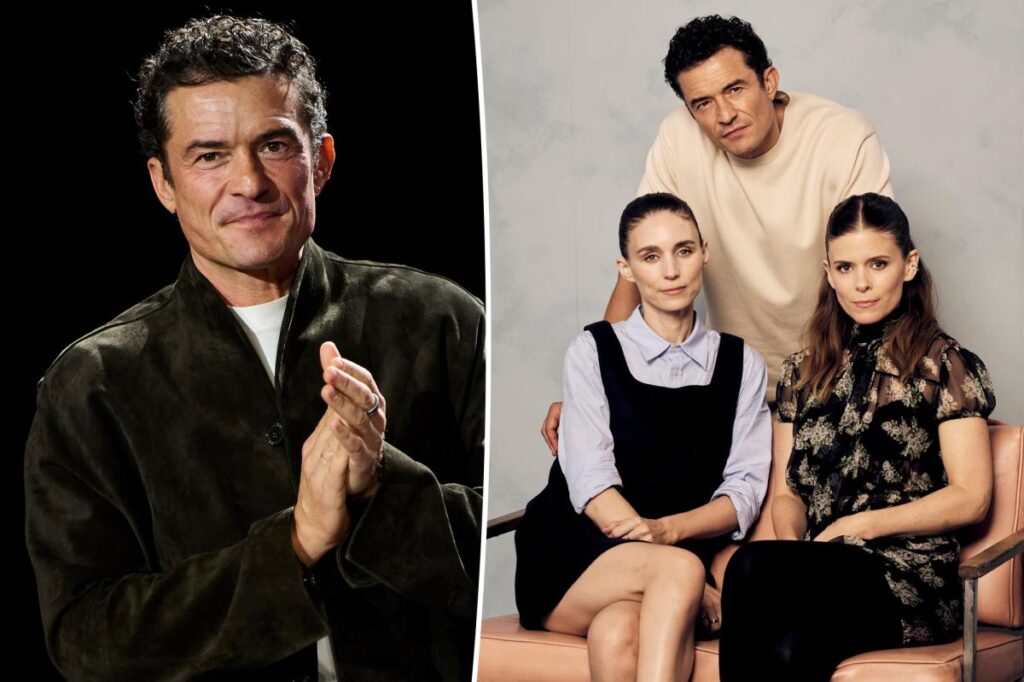 Orlando Bloom gets candid about intimate threesome scene with real-life sisters Rooney and Kate Mara