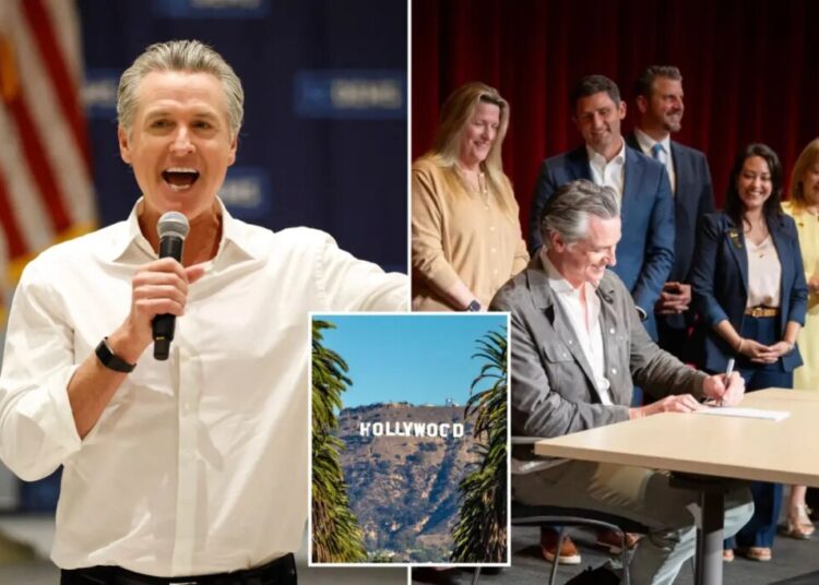 Gavin Newsom signs bill to create new film and TV tax credit in California