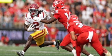 No. 12 USC defeats Rutgers in Big Ten opener, but defensive woes detract from win