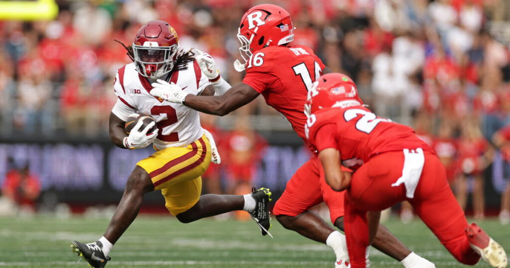 No. 12 USC defeats Rutgers in Big Ten opener, but defensive woes detract from win